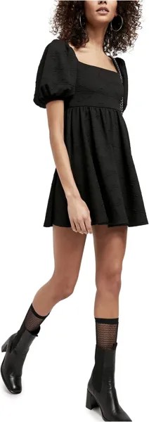Платье Free People Violet Mini Dress, черный