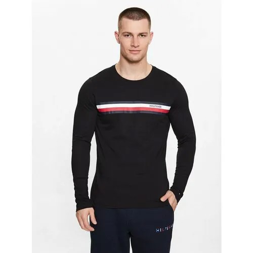 Лонгслив TOMMY HILFIGER, размер S [INT], черный