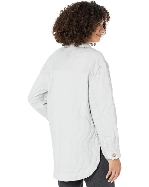 Куртка Madewell Autumn Shirt Jacket, цвет Cool Fog