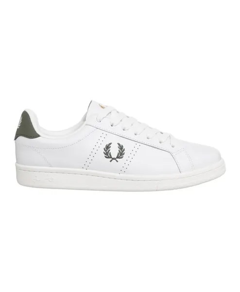 Простые кроссовки b721 на шнурках Fred Perry, белый