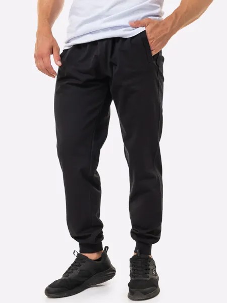 Спортивные брюки мужские HappyFox 9118 черные 58 RU
