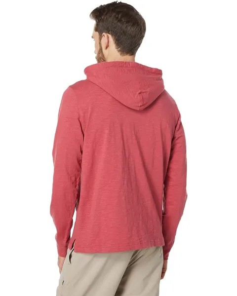 Худи Southern Tide Long Sleeve Capillary Sun Farer Hoodie, цвет Holly Berry