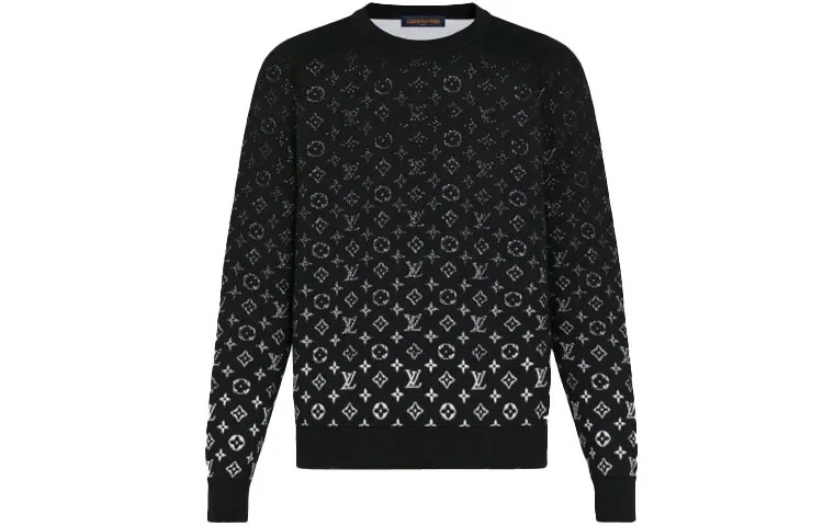 LOUIS VUITTON Мужской свитер, Черный