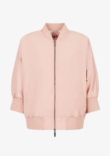 Двусторонняя оттоманская куртка-бомбер Armani Exchange, розовый