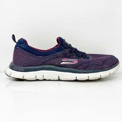 Skechers Womens Flex Sole 59829S Purple Повседневная обувь Кроссовки Размер 8