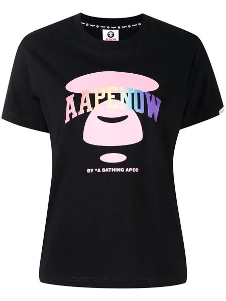 AAPE BY *A BATHING APE® футболка Aapenow с логотипом