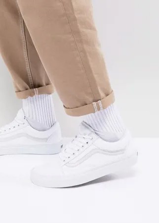 Белые кроссовки Vans Old Skool-Белый