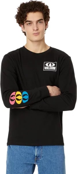 Футболка Volcom Stone Badge Long Sleeve Tee, черный