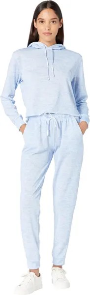 Брюки YMI Two-Piece Hoodie & Pants Fleece Set, цвет Placid Blue