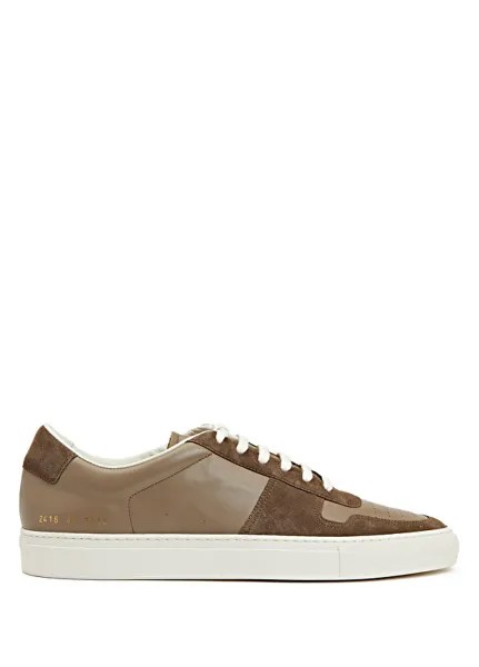 Мужские кожаные туфли Bball duo Common Projects, коричневый