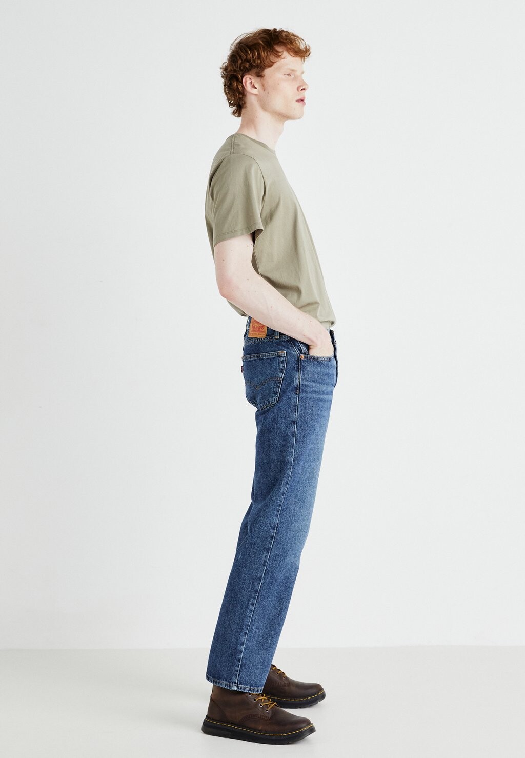 Джинсы прямого кроя Levi's, темно-синий деним