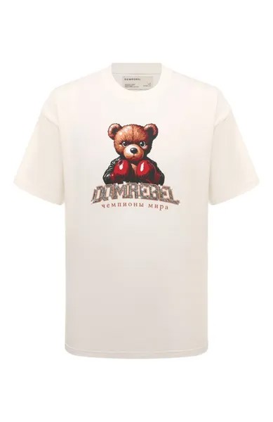 Хлопковая футболка DOMREBEL