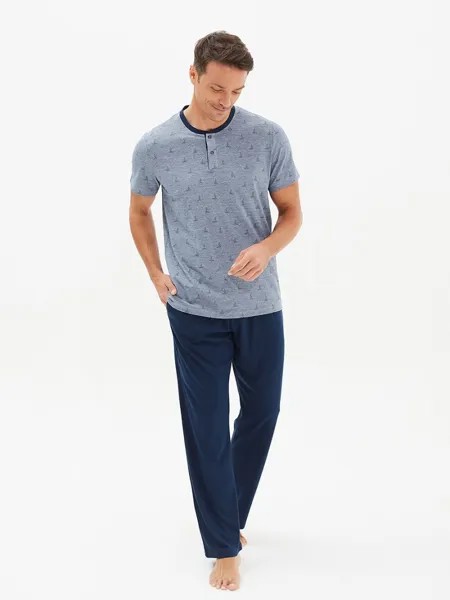 Пижама мужская BlackSpade BS30465 синяя XL