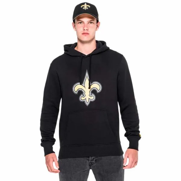 Худи New Era NFL Team Logo New Orleans Saints, черный