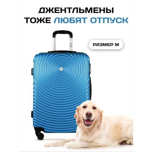 Чемодан PROFFI Tour Space, 62 л, размер M, синий
