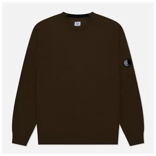 Мужская толстовка C.P. Company Back Logo Diagonal Raised Fleece оливковый, Размер XXXL