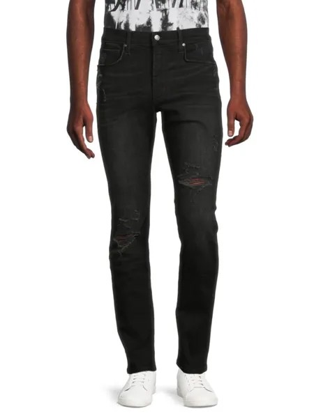 Рваные джинсы приталенного кроя Joe'S Jeans, цвет Ryker Black