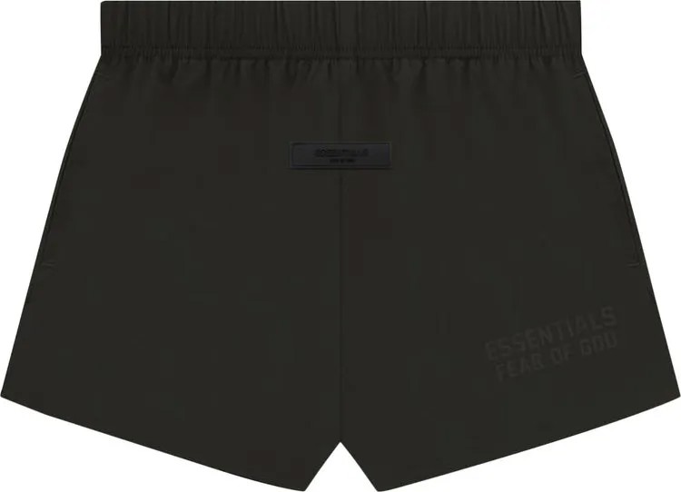 Шорты Fear of God Essentials Running Nylon Short Off Black, черный