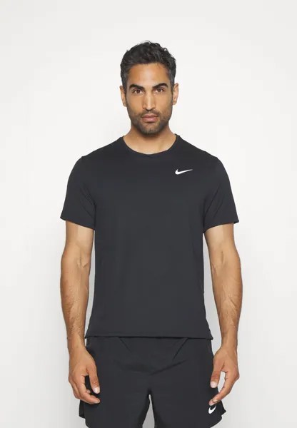 Спортивная футболка МИЛЕР Nike, черный/серебристый