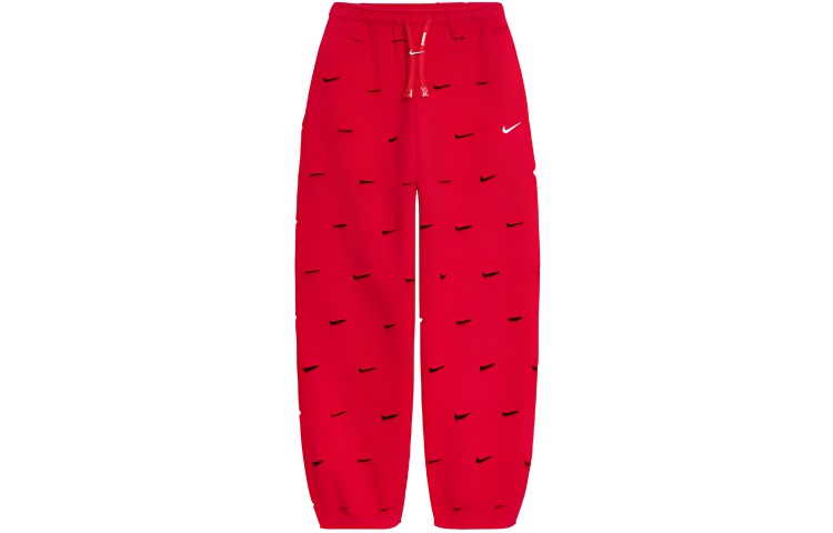 Jacquemus X Swoosh трикотажные спортивные штаны унисекс университетский красный Nike, красный