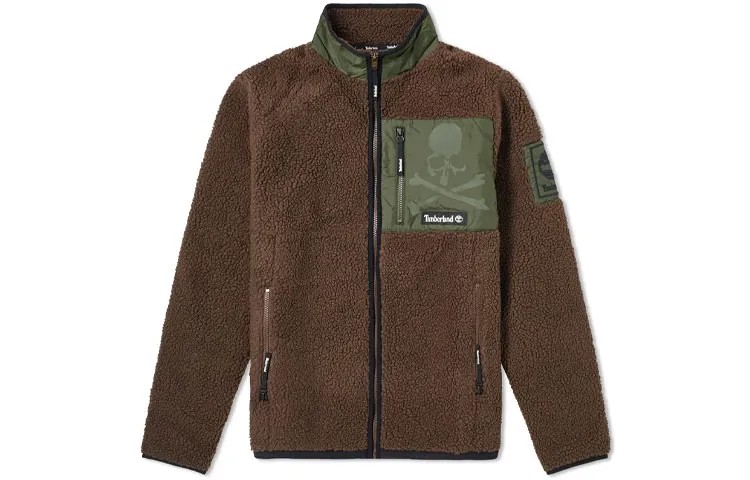 Мужская бархатная куртка Timberland, коричневый