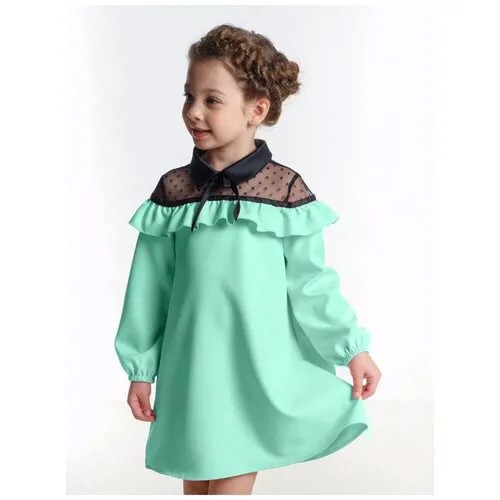 Платье Mini Maxi, модель 6900, цвет зеленый, размер 110