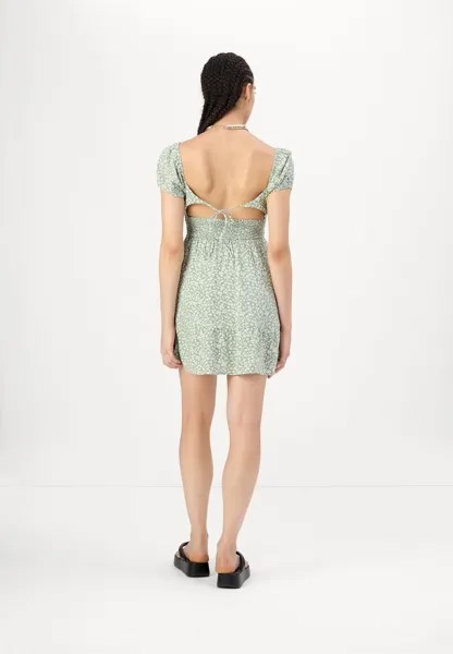 Повседневное платье MINI DRESS Hollister Co., зеленый