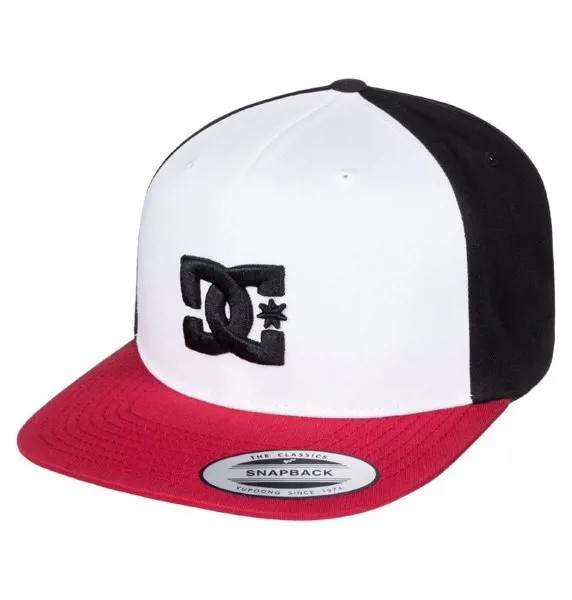 Кепка-бейсболка мужская DC SHOES Snappy Black/ Snow White