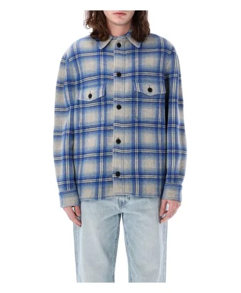 Куртка Рубашка из кеврона Isabel Marant, синий