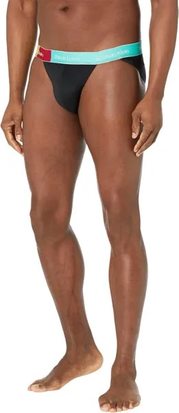Трусы Pride This Is Love Sport Brief Calvin Klein Underwear, цвет Black/Aqua Green