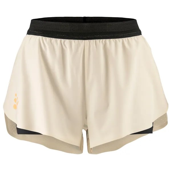 Шорты для бега Craft Women's Pro Hypervent Split Shorts 2, цвет Plaster