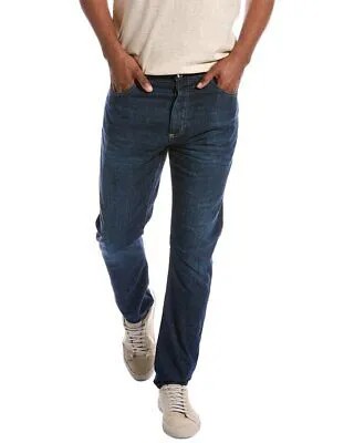 Прямые мужские темные джинсы Brunello Cucinelli Leisure Fit 50