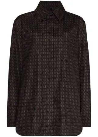Fendi куртка-рубашка FF Interlace