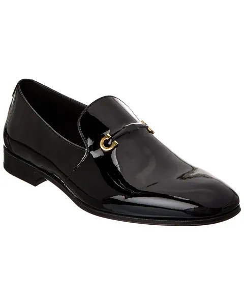 Лакированные лоферы Ferragamo Lyon Salvatore Ferragamo, черный