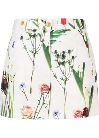 Boutique Moschino шорты прямого кроя с цветочным принтом