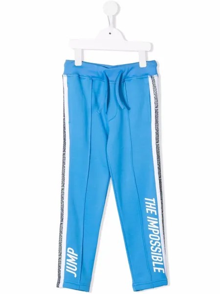 Dsquared2 Kids спортивные брюки с кулиской и логотипом