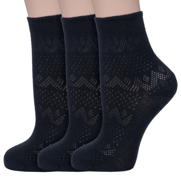 Комплект носков женских НАШЕ 3-С196 черных 27