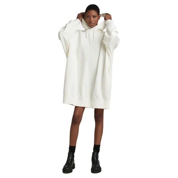Короткое платье G-Star D23761-B782 XXL Oversized Long Sleeve, бежевый