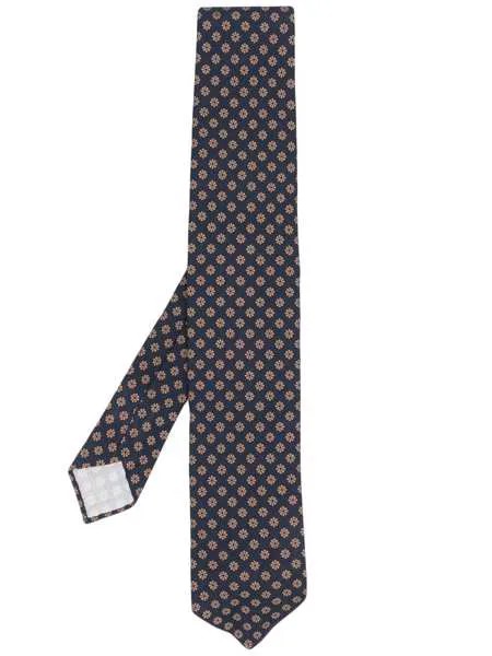 Lardini галстук с цветочным принтом
