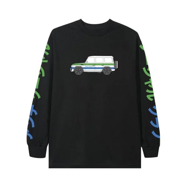 Лонгслив Anti Social Social Club Pizza Bun And Tire Long-Sleeve, черный