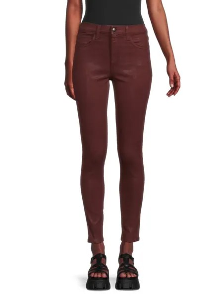 Джинсы скинни до щиколотки с высокой посадкой и покрытием Joe'S Jeans, цвет Marsala