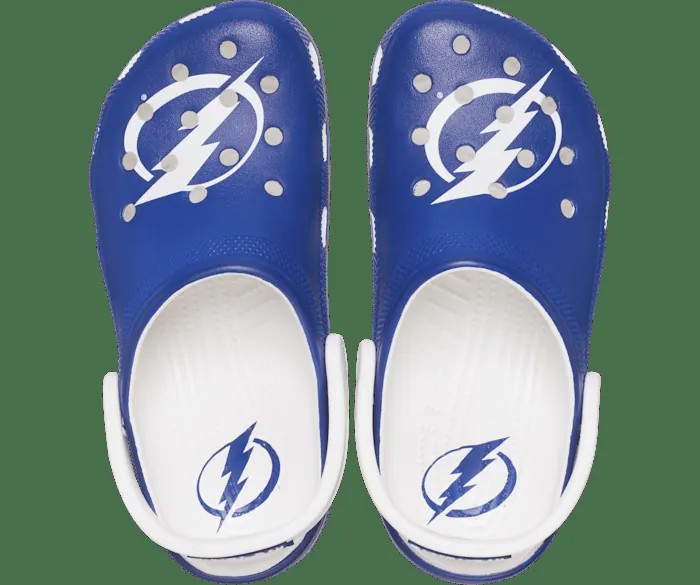 Классические сабо NHL Tampa Bay Lightning Crocs женские, цвет White