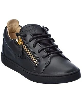 Кожаные кроссовки Giuseppe Zanotti Brek женские черные 36