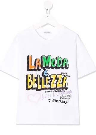 Dolce & Gabbana Kids футболка с логотипом