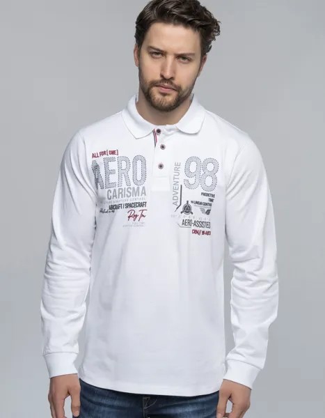 Поло CARISMA Longsleeve, белый