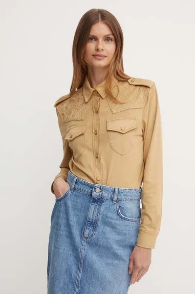 МАРГОТ рубашка Guess, коричневый
