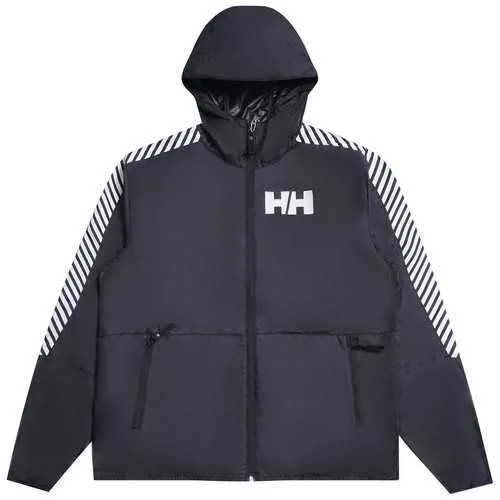 Ветровка Helly Hansen демисезонная, капюшон, манжеты, размер M, черный