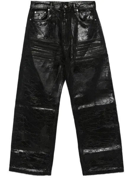 Rick Owens DRKSHDW широкие джинсы Geth, черный