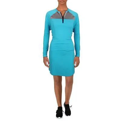 Женское синее повседневное спортивное платье с карманами Verona M BHFO 1666