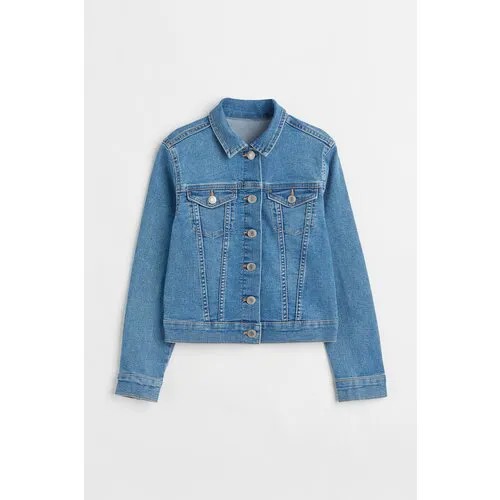 Джинсовая куртка H&M, размер 140, синий